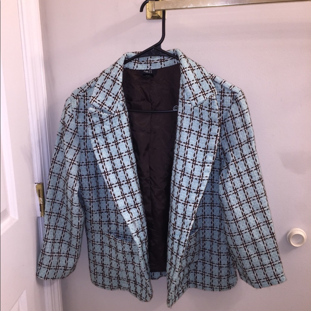 Plaid blazer